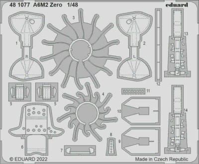 Eduard 481077 SET A6M2 Zero (EDU) 1/48