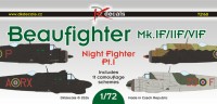 Dk Decals 72160 Beaufighter NF (11x camo) Part I. 1/72