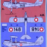 Kora Model NDT72016 DH.60G Gipsy Moth Danish Service декали декали 1/72
