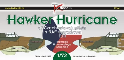 Dk Decals 72141 Hawker Hurricane CZ pilots in RAF sqdn. Pt.3 1/72