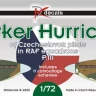 Dk Decals 72141 Hawker Hurricane CZ pilots in RAF sqdn. Pt.3 1/72