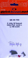 QuickBoost QB48790 F-14A/B Tomcat chin pod - early v. (TAM) 1/48
