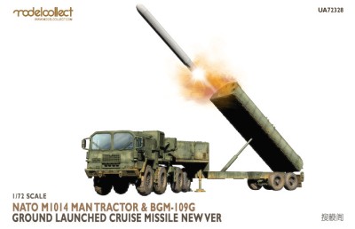 Modelcollect UA72328 Nato M1014 MAN Tractor &amp; BGM-109G Ground Launched Cruise Missile new Ver 1/72