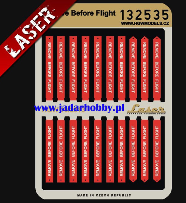 HGW 132535 Remove Before Flight 1/32