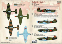 Print Scale 72-363 Yakovlev Yak-7 (wet decals) 1/72