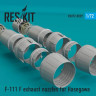 Reskit RSU72-0029 F-111 F exhaust nozzles (HAS) 1/72