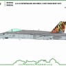 Model Maker Decals D72204 McDonnell-Douglas F/A-18C Switzerland Air Force, NATO Tiger Meet 2023 1/72