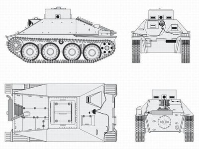 CMK B48067 Jagdpanzer 38 Hetzer School version Converson 1/48