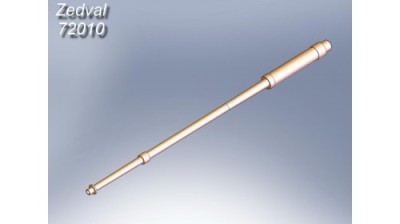 Zedval 72010 30 mm barrel 2A72 1/72