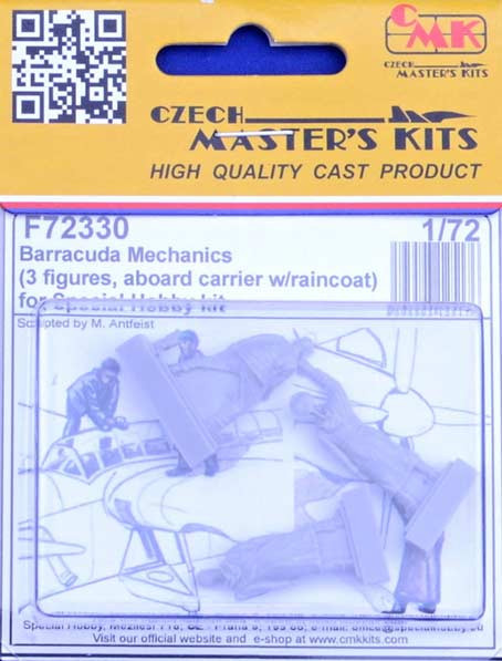 CMK F72330 Barracuda Mechanics w/ raincoat (3 fig.) 1/72