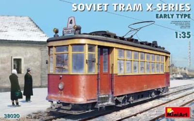Miniart 38020 Советский трамвай серии Х (раннего типа) 1/35