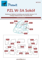 Peewit M72312 Canopy mask PZL W-3A Sokol (ANSWER) 1/72