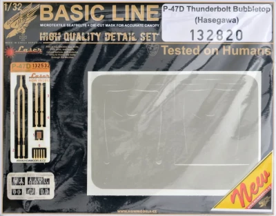 HGW 132820 P-47F Thunderbolt Bubbletop (HAS) BASIC LINE 1/32