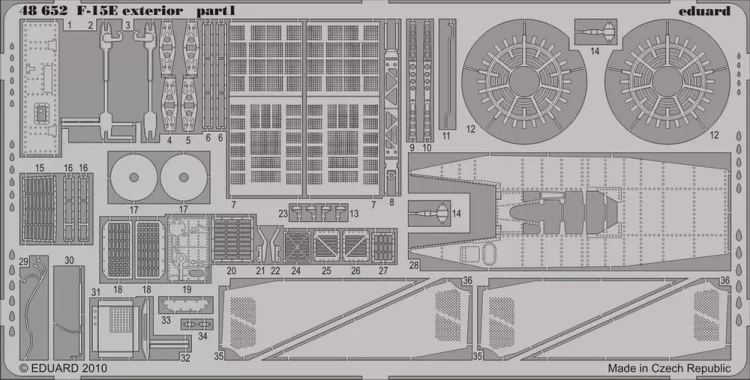 Eduard 48652 Set F-15E Exterior (Acad) 1/48