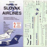 BOA Decals 14413 Fokker 100 Slovak Airlines (REV) 1/144