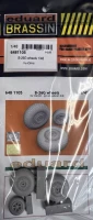 Eduard 6481105 BRASSIN B-26G wheels (ICM) 1/48