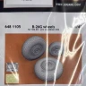 Eduard 6481105 BRASSIN B-26G wheels (ICM) 1/48