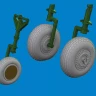 Eduard 6481105 BRASSIN B-26G wheels (ICM) 1/48