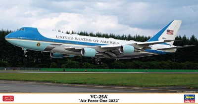 Hasegawa 10852 Современный самолет президента США VC-25A &quot;Air Force One 2022&quot; (Limited Edition) 1/200