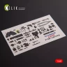Reskit K48108 P-38F 'Lightning' - interior 3D decal (ACAD) 1/48
