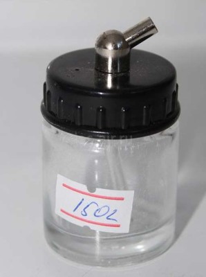 Jas 1502 Баночка с крышкой, 22 мл, трубка 45 градусов, стекло