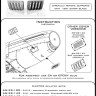 Master 32144 P-51 Mustang car.air filter c.RAF louvr.B(ZM) 1/32