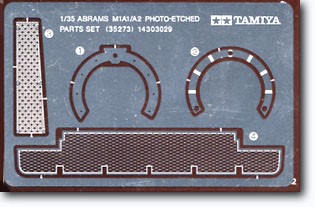 Tamiya 35273 Набор метал.решеток для амер.танков M1A 1/A2 Abrams 1/35