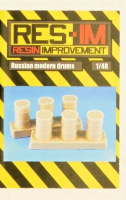 Res-Im RESIM46004 1/48 Soviet modern drums (6 pcs.)