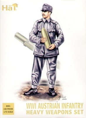 HAT 8081 WWI Austrian Infantry Heavy Weapons set (WWI) 1/72