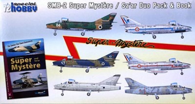 Special Hobby SH72417 1/72 SMB-2 Super Mystere DUO PACK &amp; Book (6x camo)