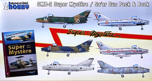 Special Hobby SH72417 1/72 SMB-2 Super Mystere DUO PACK & Book (6x camo)