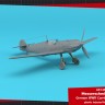 Armory AR14309 Messerschmitt Bf-109T plastic injected kit with PE parts, superdecal 1/144