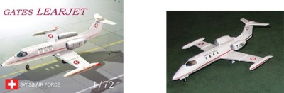Mach 2 MACH7258 Gates Learjet Swiss Air Force 1/72