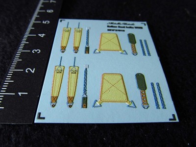 Metallic Details MDP32016 Italian seatbelts WWII (designed to be used with Special Hobby kits)[Fiat G.50bis G.50B G-55-II G.50bis/G.50bis/N](3d-printed) 1/32