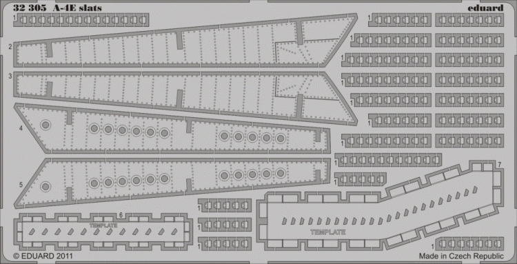 Eduard 32305 A-4E slats (Future release)