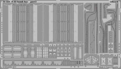 Eduard 72521 F-22 bomb bay