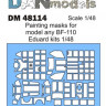 Dan models 48114 Painting masks for model any BF-110 Eduard kits 1/48