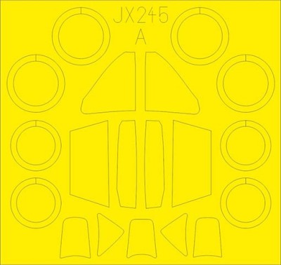 Eduard JX245 Mask 1/32 Me 262A TFace (REV)