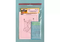 Reji Model JM438 Sport and racing seats universal logos 1/24
