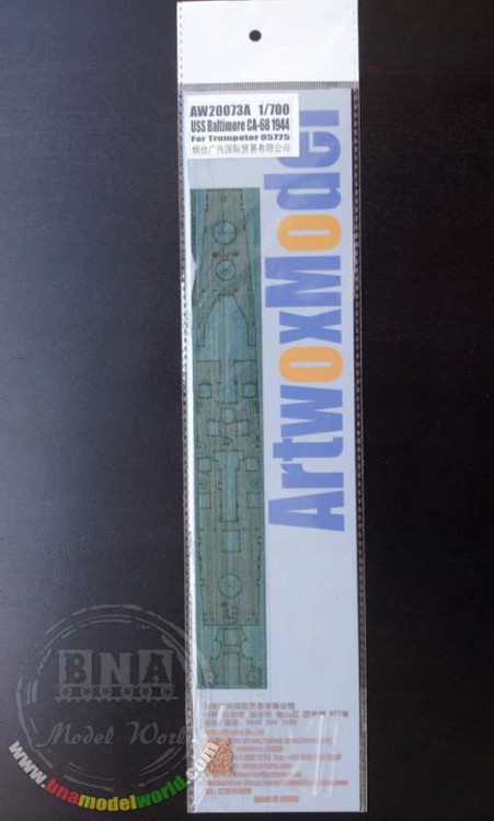 Artwox Model AW20073A USS Baltimore CA-68 1944 For Trumpeter 05725 1:700