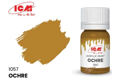 ICM C1057 Охра(Ochre), краска акрил, 12 мл