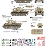 Star Decals 72-A1060 Israeli AFVs # 5 1960 and Six-Day War markings. M50 Super Sherman. M50 Command Tank on M4A4 hull. M50 on M4A1, M4A3 and M4A4 hulls 1/72