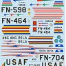 Print Scale C72447 Lockheed F-80, USA & Europe - Part 1 (decal) 1/72