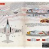 Print Scale C72447 Lockheed F-80, USA & Europe - Part 1 (decal) 1/72