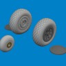 Eduard 6481127 BRASSIN DB-7B Boston III wheels (HKM) 1/48