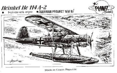 Planet Models PLT035 Heinkel He114 A 2 1/72