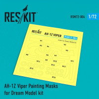 Reskit RSM72-0004 AH-1Z Viper Painting Masks (DREAMMODEL) 1/72