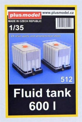 Plus model 512 1/35 Fluid tank 600 l