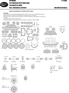 New Ware NWA-M0465 1/72 Mask Avro Shackleton AEW.2 (REV)