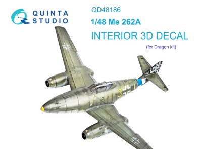 Quinta studio QD48186 Me 262A (Dragon) 1/48